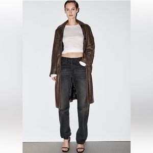 Zara high rise full length jeans size 36(4)